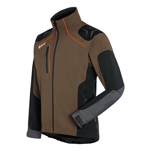 Stihl kurtka x shell  brązowa.jpg