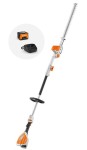 Stihl nożyce akumulatorowe HLA 56 na wysięgniku z akumulatorem  Ak20 i ładowarką seria Compact