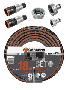 Gardena zestaw wąż ogrodowy Comfort High Flex 1/2" 18m z szybkozłączkami Premium 