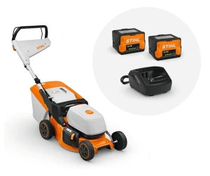 Stihl kosiarka akumulatorowa RMA 248 z 2 akumulatorami AK30S i ładowarką AL101 - seria Compact