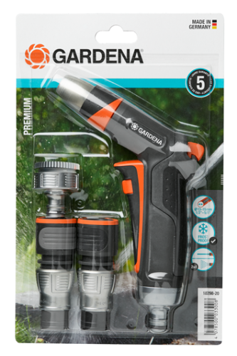 zestaw Premium Gardena z końcówką zraszającą