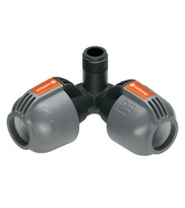 Gardena rozdzielacz narożny 25 mm x 3/4 cala gwint zewnętrzny 